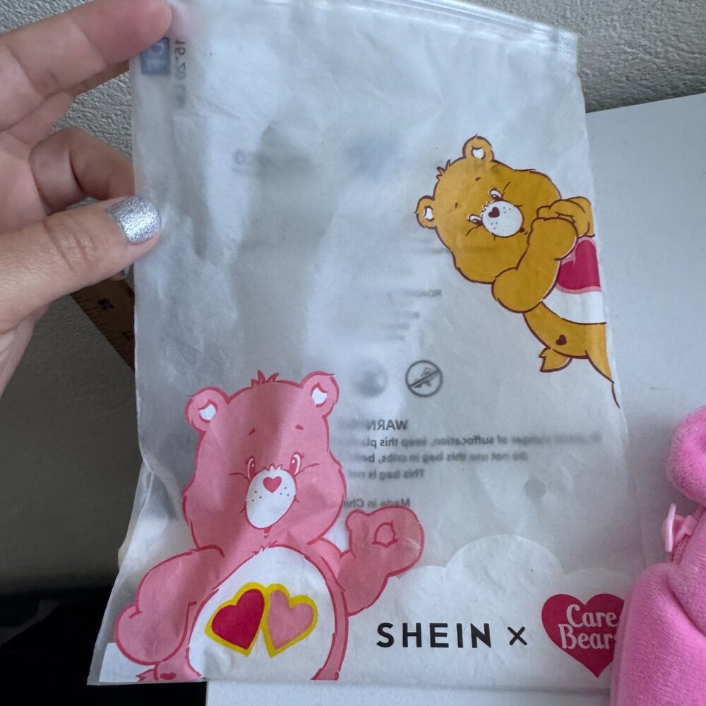 SHEIN x Care Bears Pink Plush Coin Purse – 40th Anniversary - Picture 8 of 8
